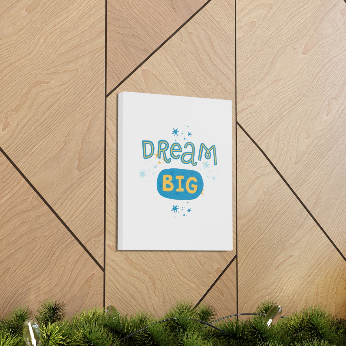 “Dream Big” Canvas Wrap Print, Nursery/Baby Decor, 4 Sizes