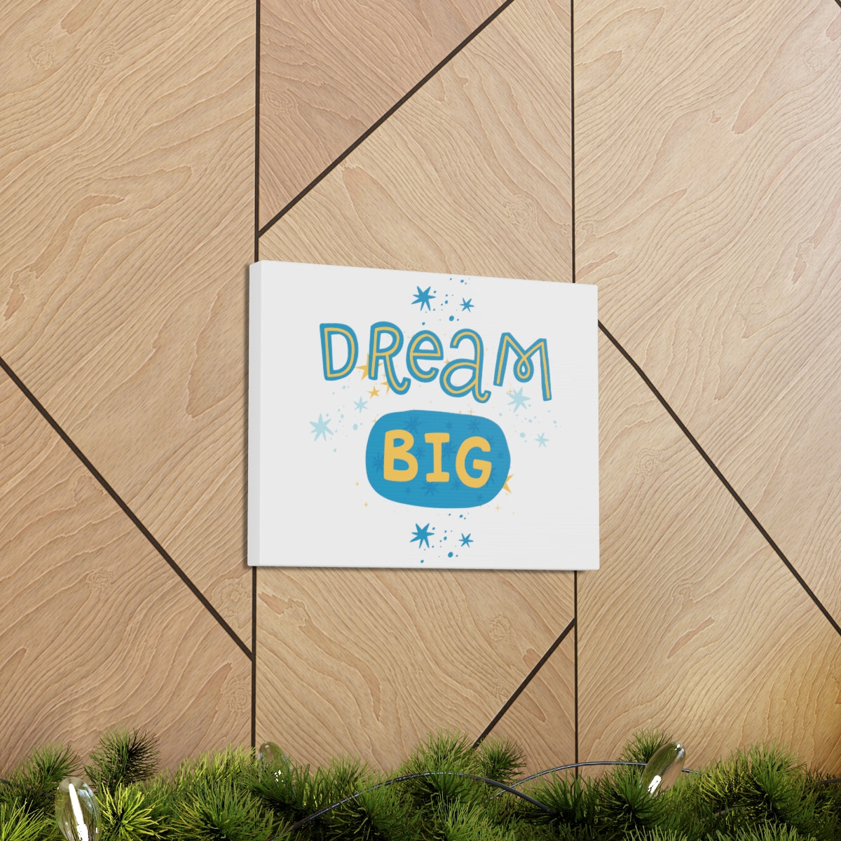 “Dream Big” Canvas Wrap Print, Nursery/Baby Decor, 4 Sizes