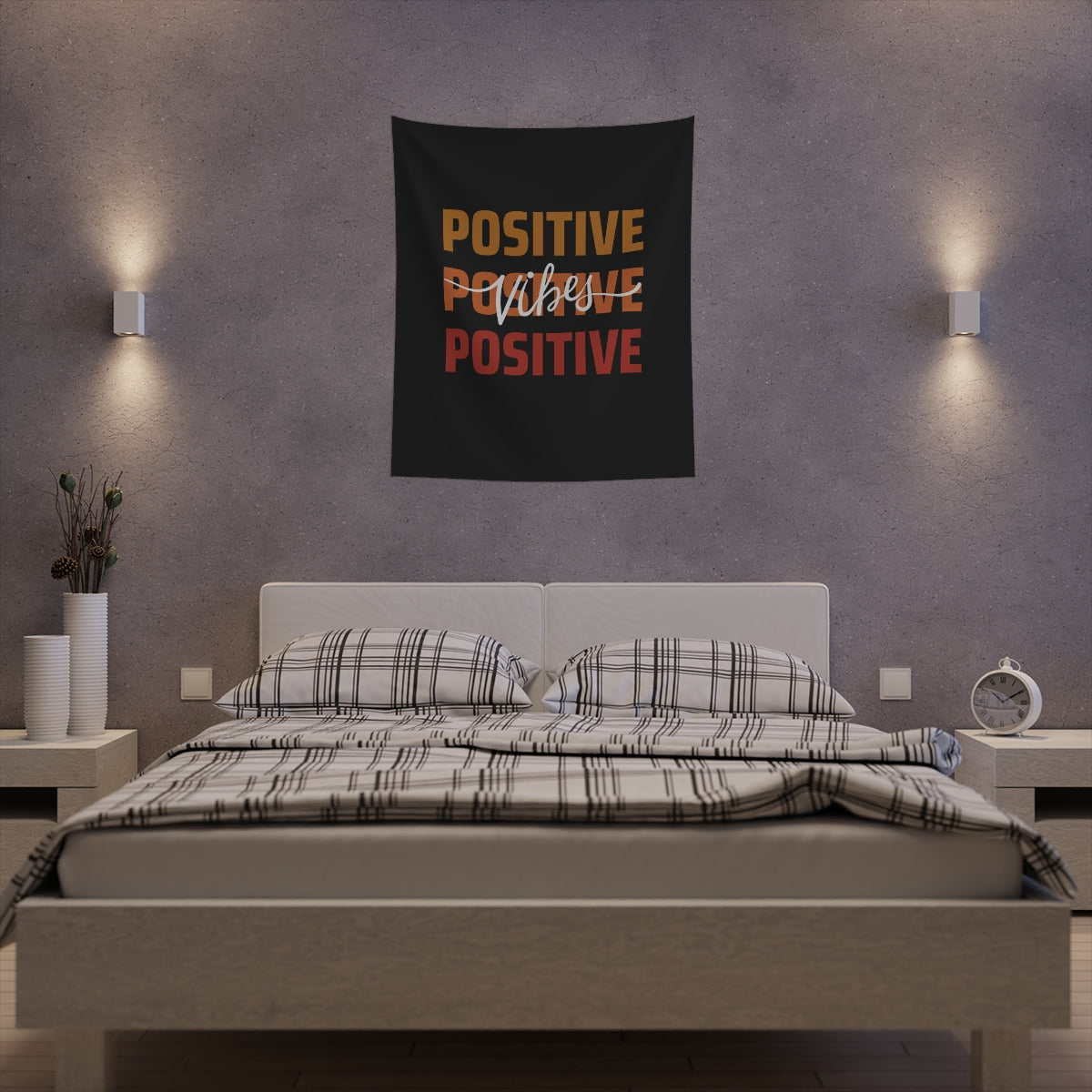 Positive Vibes 34"x40" Wall Tapestry