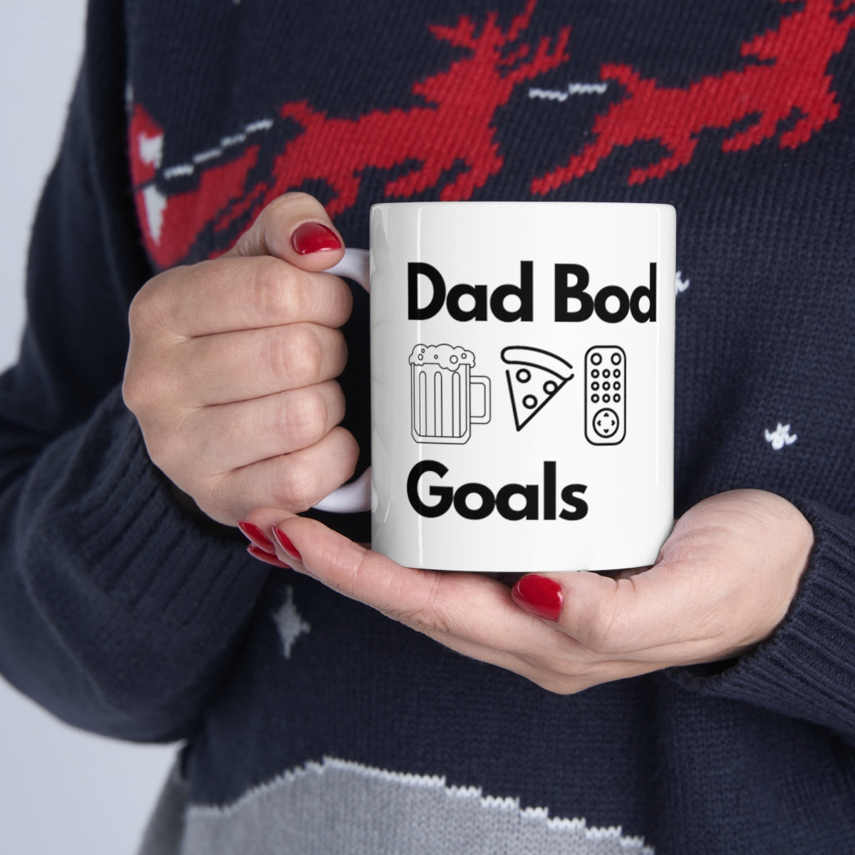 “Dad Bod Goals” Ceramic Novelty Coffee Mug 11oz