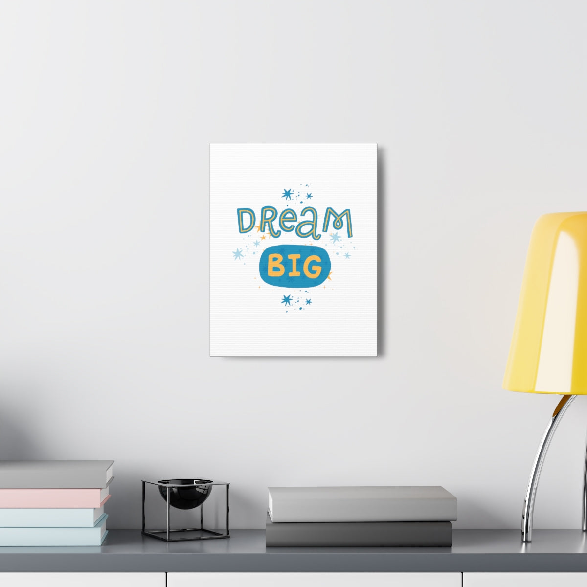 “Dream Big” Canvas Wrap Print, Nursery/Baby Decor, 4 Sizes