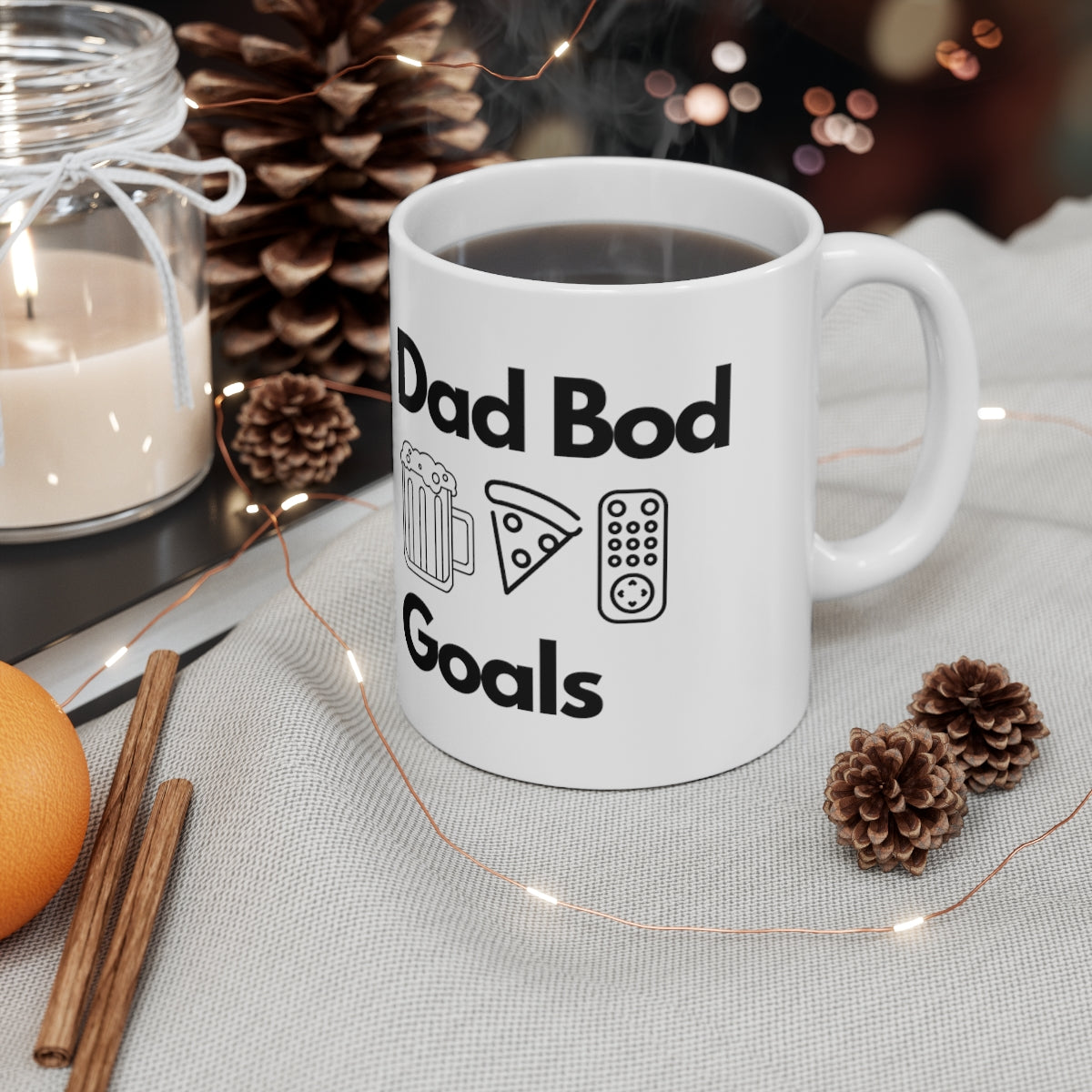 “Dad Bod Goals” Ceramic Novelty Coffee Mug 11oz