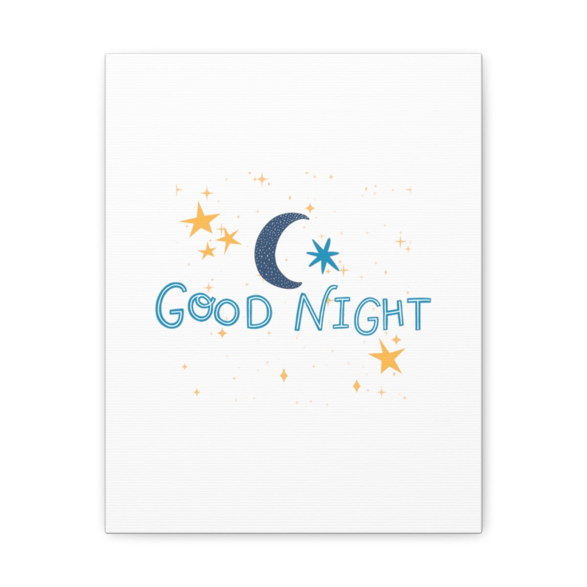 “Good Night “ Canvas Wrap Print, Nursery/Baby Decor, 4 Sizes