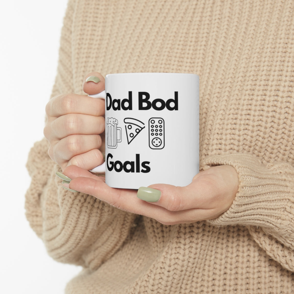 “Dad Bod Goals” Ceramic Novelty Coffee Mug 11oz