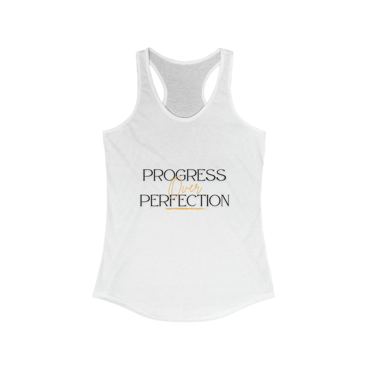 Progress over Perfection Women's Racerback Tank