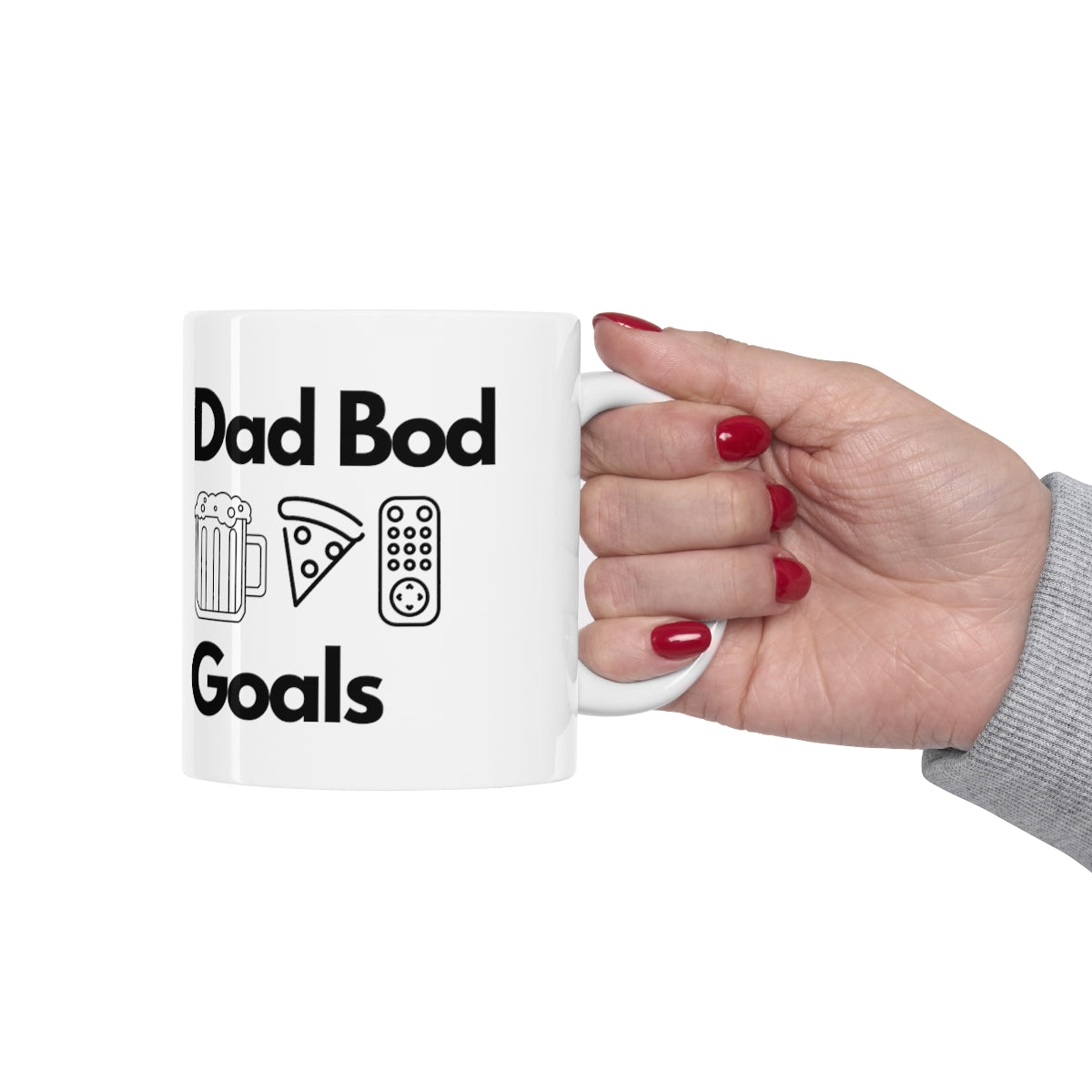 “Dad Bod Goals” Ceramic Novelty Coffee Mug 11oz