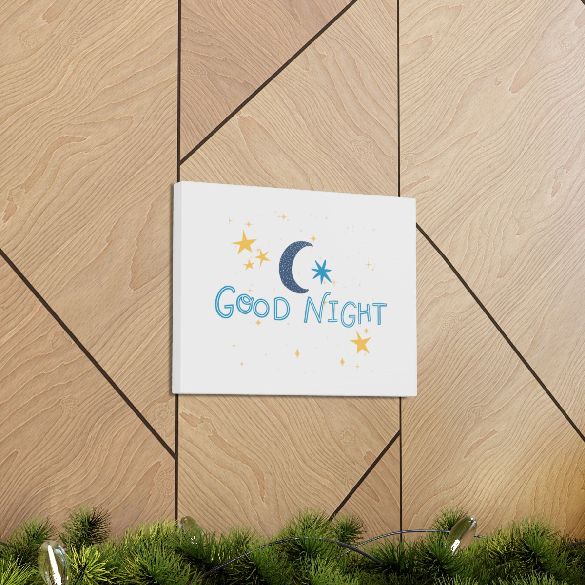 “Good Night “ Canvas Wrap Print, Nursery/Baby Decor, 4 Sizes