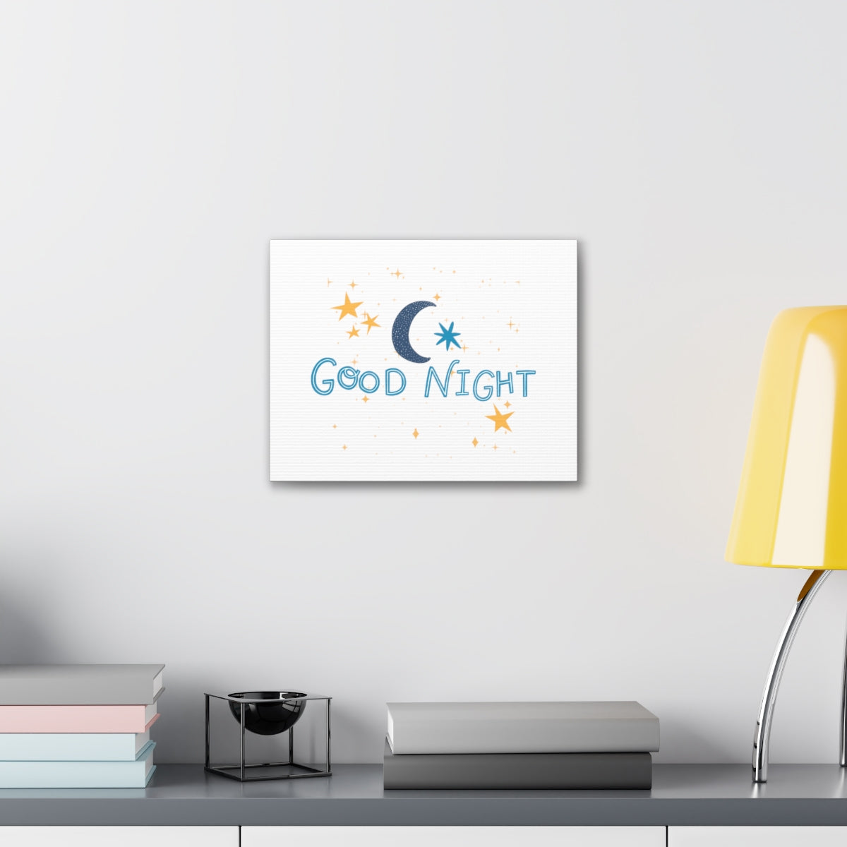 “Good Night “ Canvas Wrap Print, Nursery/Baby Decor, 4 Sizes