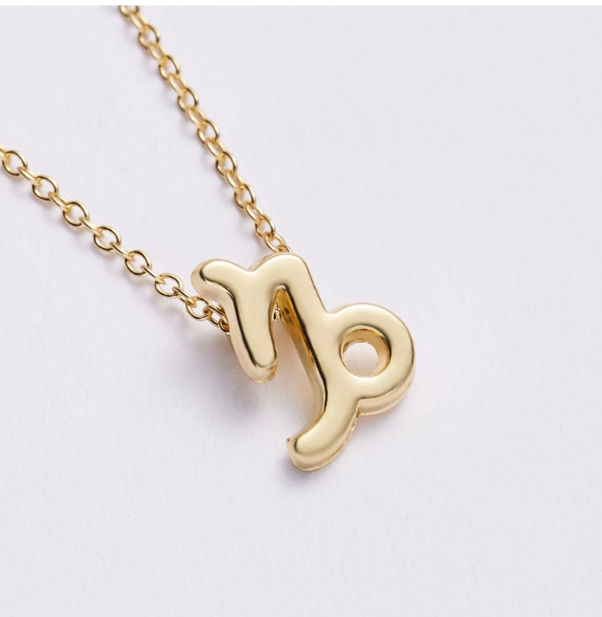 Trendy Gold Plated Horoscope Astrology Zodiac Sign Pendant Necklaces