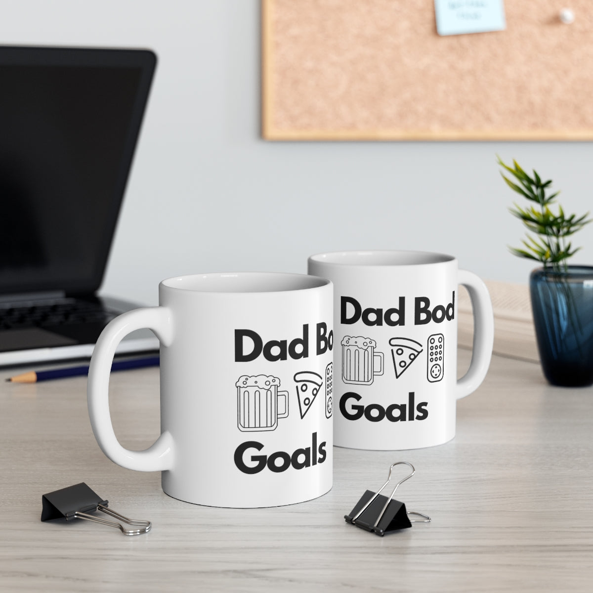 “Dad Bod Goals” Ceramic Novelty Coffee Mug 11oz