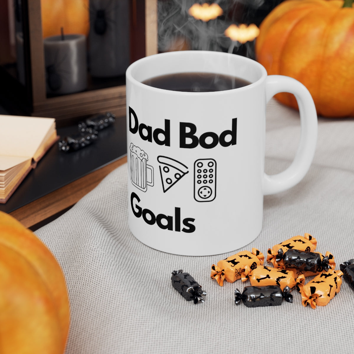 “Dad Bod Goals” Ceramic Novelty Coffee Mug 11oz