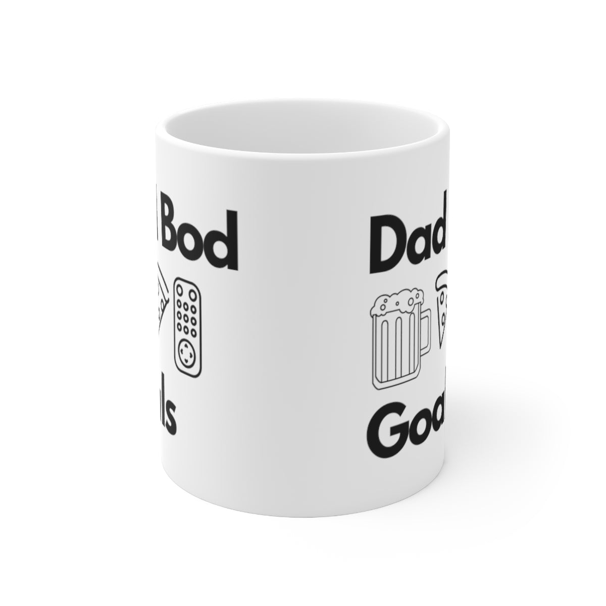 “Dad Bod Goals” Ceramic Novelty Coffee Mug 11oz